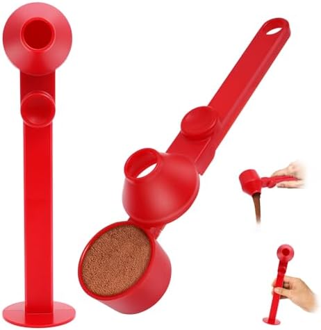 Coffee Scoop Funnel for Ground Coffee, Protein & Cocoa Powder, 2 Tbsp by Unknown