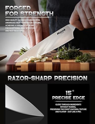 Huusk Kitchen Knife Block Set - Image 3