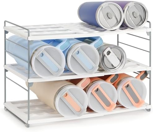 Upgraded Large Expandable Water Bottle Organizer Designed by JUPELI