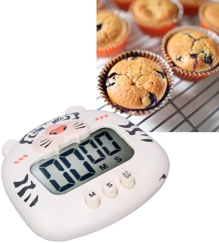 Digital Kitchen Timer Countup Countdown Cartoon Animal Sound Flash Alert Easy - Image 3