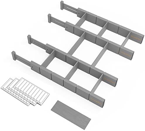 SpaceAid Bamboo Drawer Dividers by SpaceAid