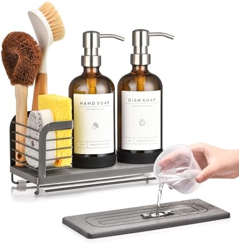 Kitchen Soap Dispenser Set by ORCHID+HOME