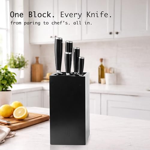 KAIZEN Bamboo Knife Block Without Knives - Image 4