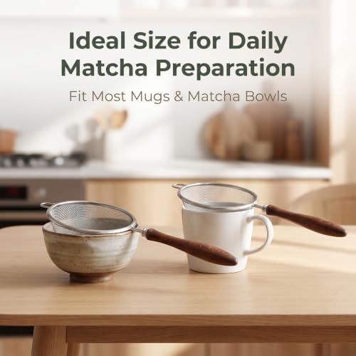 Mesh Strainer with Handle Small Fine Sifter - Image 7