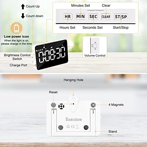 Rechargeable Digital Kitchen Timer - Image 6