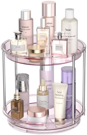 Rotating Makeup Organizer, Perfume Skincare Holder, 2 Tier 9 Inch by Unknown