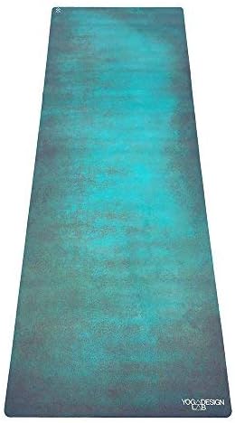 YOGA DESIGN LAB | The Combo Yoga Mat | 2-in-1 Mat+Towel | Eco Luxury | Ideal for Hot Yoga, Power, Bikram, Ashtanga, Sweat | Studio Quality | Includes Carrying Strap!