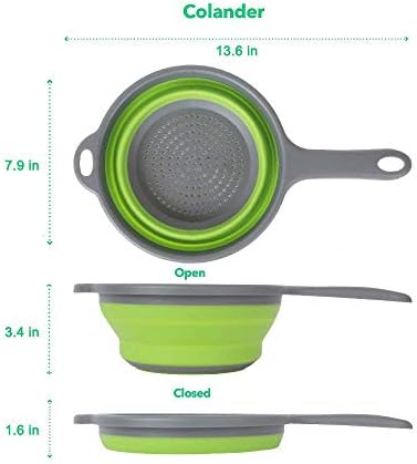 Foldable Silicone Strainer Colanders - Image 3