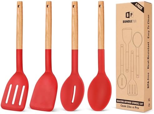 BUNDLEPRO Silicone Cooking Utensils Set by BUNDLEPRO