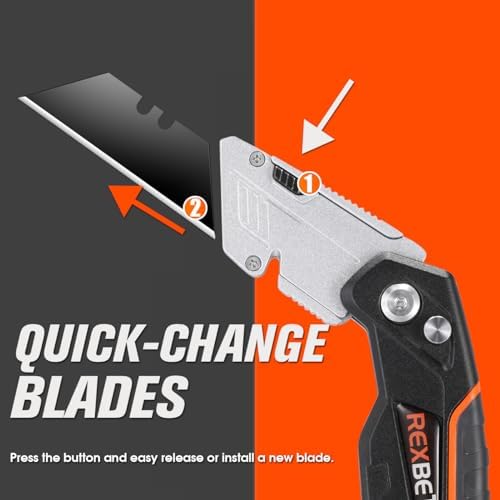 REXBETI Box Cutter 2-Pack, Utility Knife - Image 4