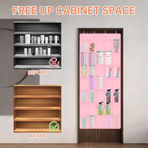 NiHome 35 Pockets Door Hanging Cup Organizer Fit - Image 4