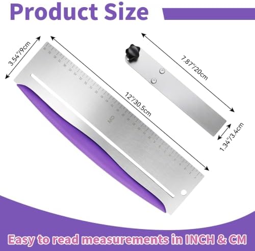 12 Inch Adjustable Cake Scraper, Cake Smoother & Leveler - Image 3