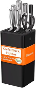 Lifewit Plastic Knife Block Holder without Knives by Lifewit