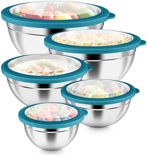 P&P CHEF Metal Mixing Bowls by PPCHEF