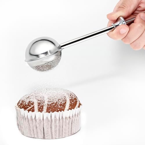 Sugar Shaker, Powdered Sugar Dispenser Duster by XVBITOR
