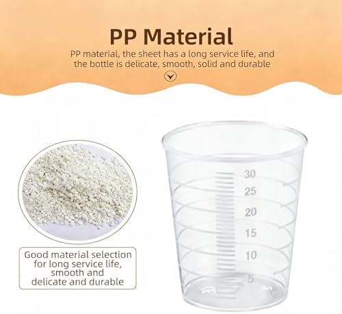 12-Pack 30ml Plastic Measuring Cups - Image 3