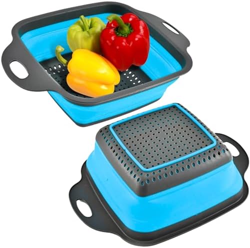 Square Collapsible Colander by YARRDLLC
