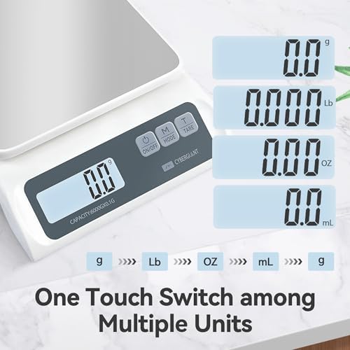 CYBERGIANT 13lb/0.1g Precision Digital Food Scale - Image 4