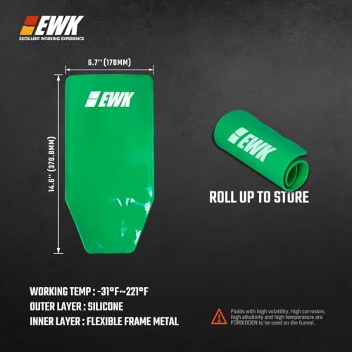 EWK Flexible Oil Funnel, Moldable & Reusable - Image 2