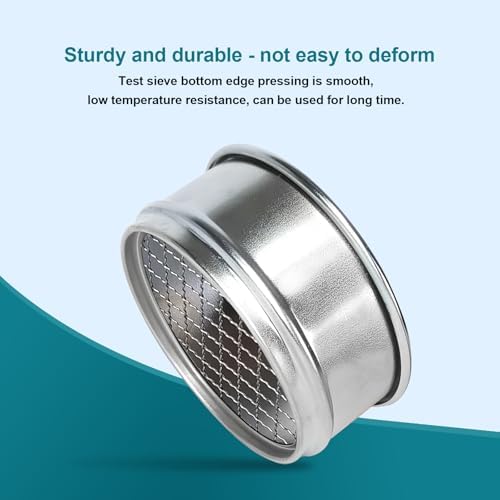 4" 304 Stainless Steel Lab Sieve, 3 Mesh Screen Sifter - Image 3