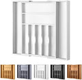 Large Premium Bamboo Silverware Organizer by oridom