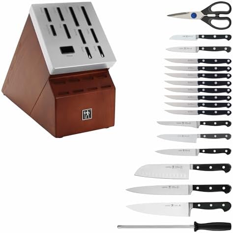 HENCKELS Classic Razor-Sharp 20-Piece Self-Sharpening Knife Set, Chef Knife - Image 5