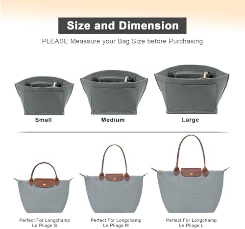 LOUKAYCCI Felt Purse Organizer Insert - Image 4