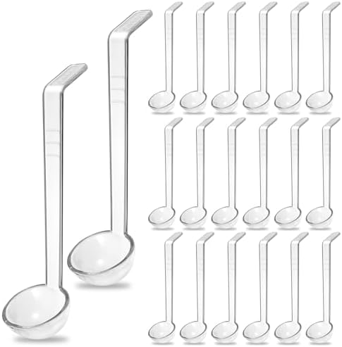 20 PCS 1 oz Plastic Soup Ladle by Unknown