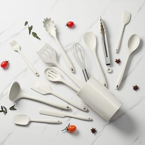 LIANYU 14 Pcs Silicone Cooking Utensils Set - Image 6