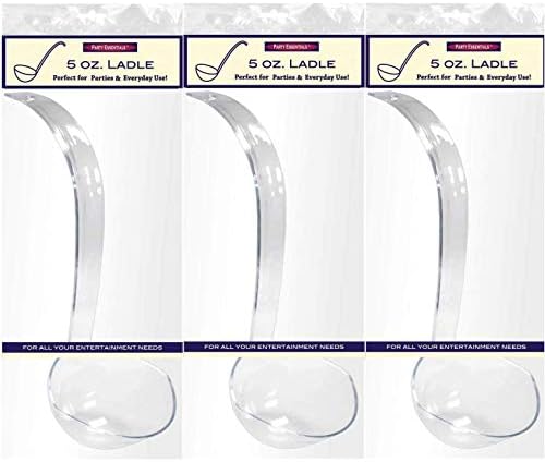 Party Essentials Hard Plastic 5-Ounce Punch Bowl/Serving Ladle - Image 3