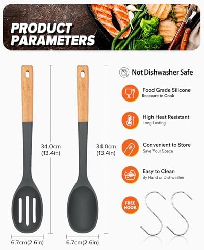 Badiano Silicone Cooking Spoons - Image 2