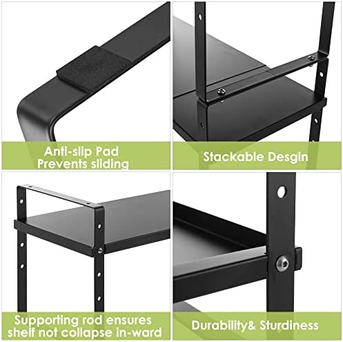 Across-Star Expandable Cabinet Shelf Organizer Rack, Stackable Kitchen Counter - Image 6