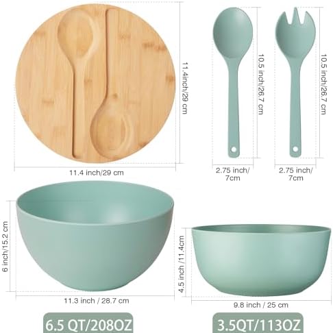 11.3" Extra Large Salad Bowl - Image 3