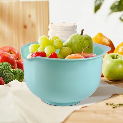 Nesting Plastic Mixing Bowls, 1.5 quart, 2 quart, Nesting Bowls - Image 5