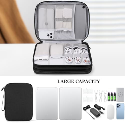 FYY Electronic Organizer, Travel Tech Pouch Bag, Extra Large - Image 6