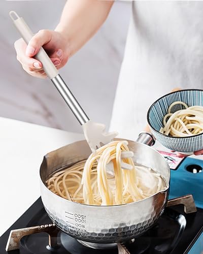 Silicone Pasta Fork, Kitchen Noodle Spoon Server, 2 Pack - Image 3
