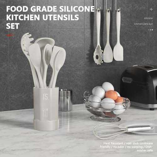 AOTHOD Silicone Cooking Utensils Set - Image 2