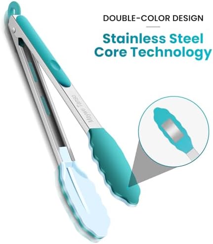 12-Inch Kitchen Tongs for Cooking - Image 4