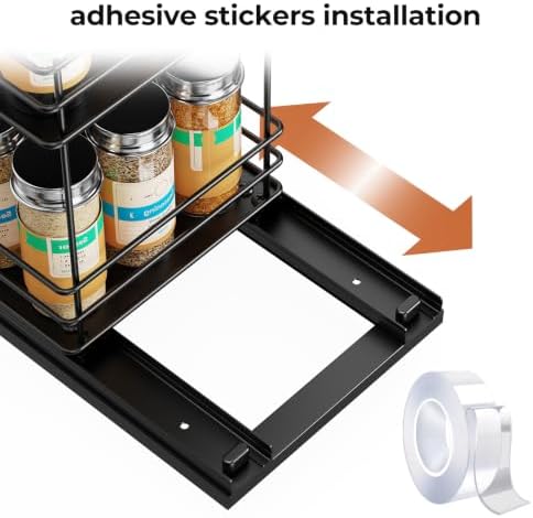 Mystozer Pull Out Spice Rack Organizer - Image 6