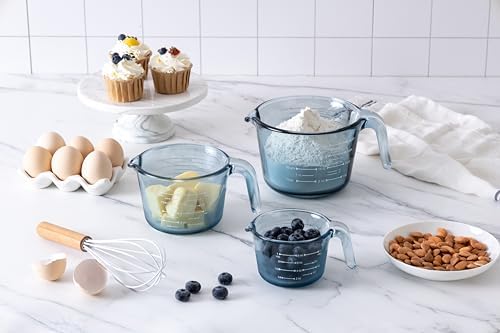 COOK WITH COLOR Glass Measuring Cups - Image 3