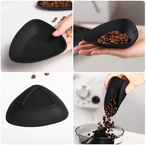 Bincoo Flexible Silicone Coffee Bean Dosing Cup, 2 Pack Weigh Boat Container - Image 5