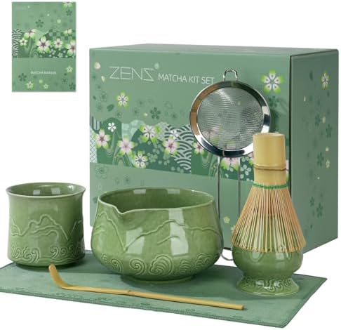 ZENS Premium Matcha Whisk Set by ZENSLIFESTYLE
