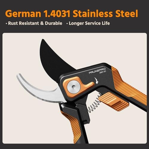PrunePro Pruning Shears Gardening Scissors Set Professional Hand Pruner Sharp - Image 5