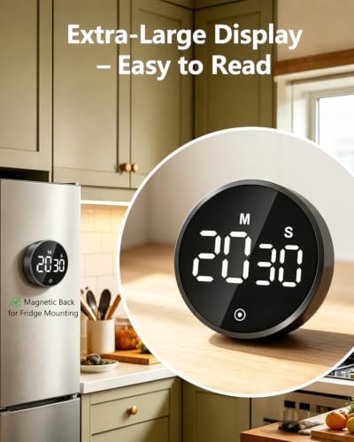 Uzoli Digital Magnetic Kitchen Timer - Image 2