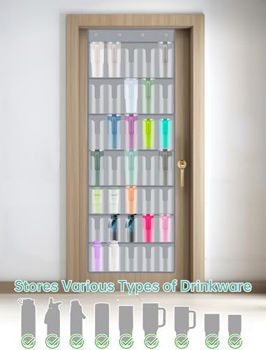 NiHome 35-Pocket Door Hanging Cup Organizer Fit - Image 3
