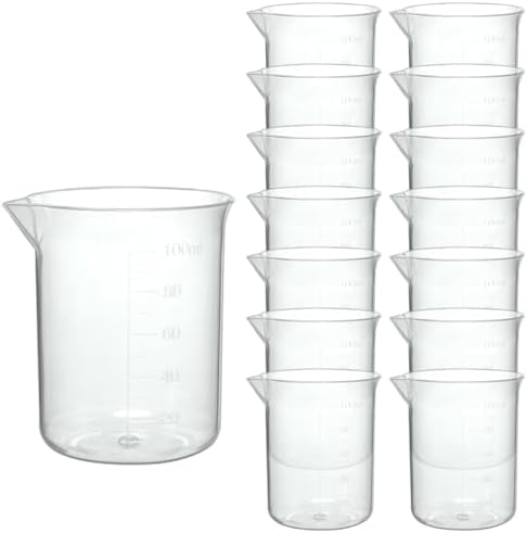 Plastic Measuring Cups, for Liquid Measurement and Scientific Experiments by Unknown