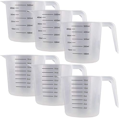 U.S. Kitchen Supply Plastic Measuring Cups - 16 oz by USKitchenSupply
