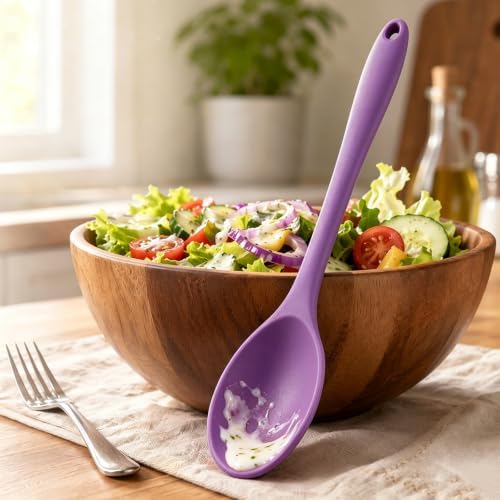 2-Pack Silicone Cooking Spoons - Image 5