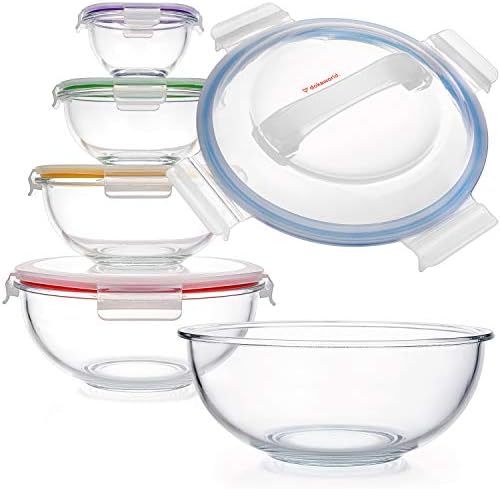 Stackable Glass Mixing Bowls by Dokaworld