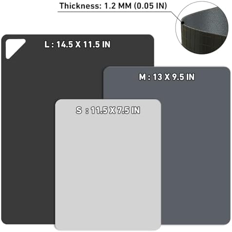WK Flexible Plastic Cutting Boards Mats - Image 3